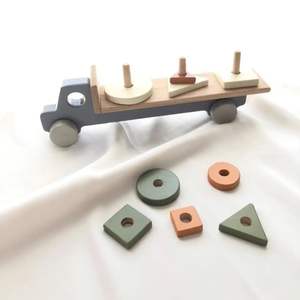 Jouet d'empilage en bois pour le développement des compétences, catégorie promotionnelle - Product Image 4