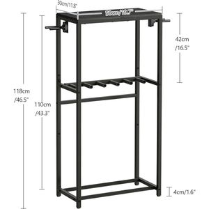 Supporto Nero per Chitarre Acustiche, Elettriche e Bassi - Portastrumenti - Product Image 3