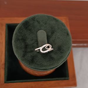 Anillos de Plata de Ley 925 con Piedras Preciosas Ovaladas Abiertas, Anillos de Diamantes Románticos para Mujer, Regalo de Boda, Compromiso, Promesa, Uso Diario, Joyería Fina - Product Image 1