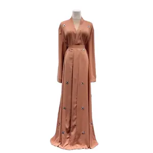 Women Kaftan, Islamic kaftan, women fancy silk made kaftan Hot Sale Islamic Clothing oversize abaya 2022 Latest style Abaya
