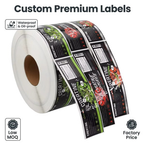 Autocollants en rouleau métallisé pour flacons de pilules, conformes aux normes FDA, pour étiquettes de compléments alimentaires - Product Image 1