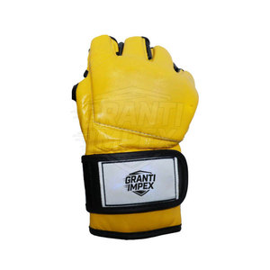 Guantes de Boxeo MMA de Alta Calidad, de Cuero, Medios Dedos, Ligeros, Tela Suave al Tacto, Novedad 2026, en Venta - Product Image 3