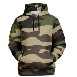 Sudadera con Capucha de Camuflaje Personalizada para Hombre y Mujer, Otoño Invierno, Premium Unisex, 100% Algodón, Forro Polar Cortavientos de 370GSM, Logotipo Personalizado - Product Image 1