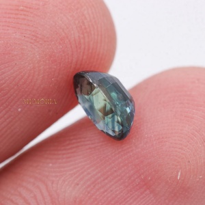 Saphir bleu naturel ovale certifié GIA, fait main, 14x10mm, pour la fabrication de bijoux et Noël - Product Image 3