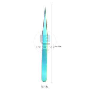 Pinces à cils réutilisables en acier inoxydable durables avec une préhension parfaite - Service OEM et emballage personnalisé - Product Image 5