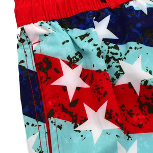 Shorts de Baño para Hombre con Estampado de Águila y Bandera Americana, Secado Rápido, Cordón Ajustable, Casuales, Duraderos, Shorts Cargo de Alto Rendimiento - Product Image 3