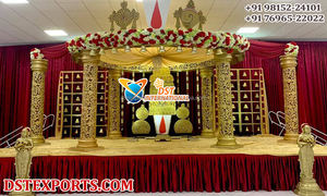 Grand mariage style Rajwada Mandap meilleur mariage indien Mandap fibre de mariage Mandap fabricant fournisseur australie - Product Image 5