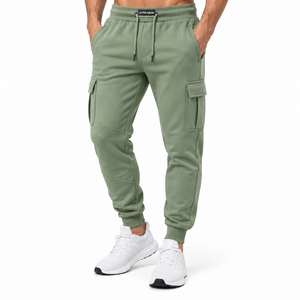 Pantalones deportivos casuales de algodón para hombre, pantalones de chándal unisex, pantalones deportivos transpirables al por mayor, pantalones deportivos para hombre con logotipo personalizado - Product Image 1