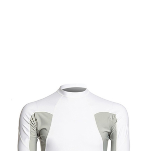 Rashguard de sport pour homme sur mesure, manches longues, respirant, séchage rapide, écologique, antibactérien, tissu sans couture en Spandex/Polyester - Product Image 2