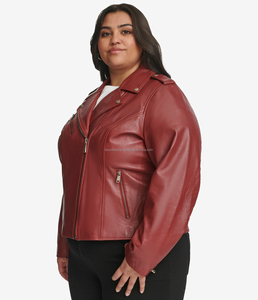 Chaquetas de mujer de alta calidad Moto Mejor llegada para ropa de invierno Manga completa Personalizado Nuevo diseño Chaquetas de cuero para mujer - Product Image 2