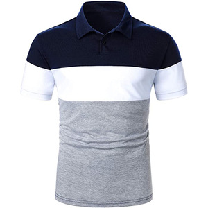 Polo homme tendance de qualité supérieure, personnalisable, en coton respirant, à manches courtes, pour usage décontracté, coupe ajustée, fabrication OEM - Product Image 2