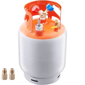 30 libbre. Serbatoio di recupero AC con interruttore a galleggiante e adattatori da 1/4 e 1/2, riutilizzabile per sistemi HVAC - Product Image 1