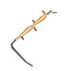 Plastic Surgery <b>Instrument</b> Tebet Fiber Optic Retractor Double Handle With Smooth End 18.5 Stainless Steel General Surgery Breast - Product Image 2