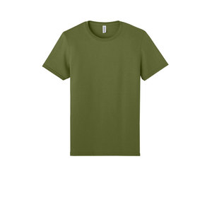 เสื้อยืดคอตตอน Bulk Jerzees 363M Bella+Canvas 3001 สีเขียวมะกอก ขายส่ง รับสั่งทำแบบ DTG - Product Image 1