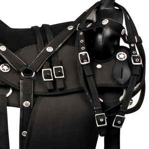 Nuevo Diseño, Alta Calidad, Silla de Montar Occidental de Cuero para Salto, Negra, Duradera, Equipo Ecuestre para Montar a Caballo - Product Image 5