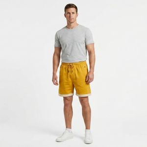 Shorts de plage pour hommes en coton avec doublure, séchage rapide, pour activités de plein air et fitness - Product Image 1
