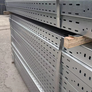 Canaux de câblage en treillis métallique de type plateau, en acier galvanisé à chaud, à dissipation thermique poreuse, pour câbles - Product Image 1