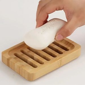 Wood Soap Holder With Self Draining Tray Customized For Hotel Home Handmade Wood Soap Dish Bathroom <b>Accessories</b> - Product Image 1