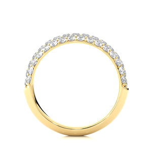 Anillo de Diamantes Naturales de Diseño Premium de 0.93 Quilates en Oro de 18K, Corte Redondo, 49 Piezas de Diamantes, Anillo de Diamantes para Compradores Mayoristas - Product Image 6