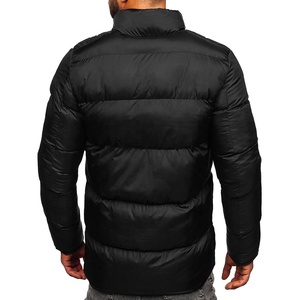 Abrigo de invierno con capucha Puffer Hombres Ropa Chaqueta Streetwear Impresión Correas Engrosamiento Burbuja Abajo Abrigos Chaqueta de hombre - Product Image 5