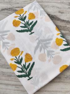 Tela de algodón suave y transpirable con estampado floral, ecológica, reutilizable, personalizada, proveedor de tela con estampado en bloque para pedidos al por mayor - Product Image 5