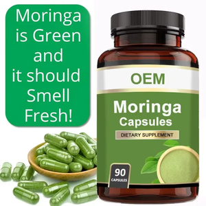 Capsules de Moringa OEM ODM 500mg Haute Concentration Moringa Oleifera 120 Capsules Végétaliennes pour l'Énergie Naturelle, l'Immunité et le Soutien de la Vitalité - Product Image 4
