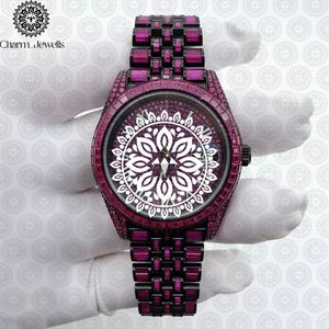 Montre de luxe pour homme Charm Jewells, boîtier carré en acier inoxydable, cadran de 40 mm, bracelet de 20 cm, mouvement mécanique, résistance à l'eau 10 bars, automatique - Product Image 1