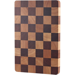 Tabla de cortar de madera de acacia Marvelous Designer, tabla de cortar a cuadros, bandeja para servir frutas al precio más bajo - Product Image 4