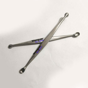 Cureta Ósea Volkmann de Doble Extremo para Raspado de Hueso y Extracción de Tejido Patológico, Instrumento Quirúrgico Wenquar - Product Image 1