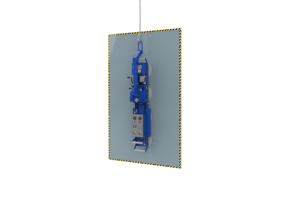 Easily Lift Large Sized Glass Sheets with Ausavina Glass Vacuum Lifter Equipped <b>Battery</b> Vacuum <b>Pump</b> for Safety (DVL400) - Product Image 1
