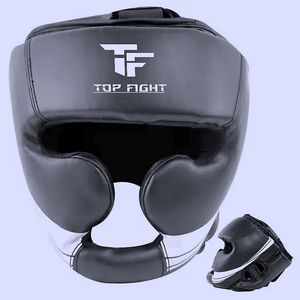 Protector de Cabeza de Boxeo Personalizado OEM, Casco de Cuero Integral para Entrenamiento, Protector de Cabeza para MMA, Muay Thai y Artes Marciales - Product Image 2