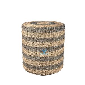 Trending Now Seagrass Ottoman Handwoven <b>Pouf</b> Natural Floor Cushion Home Decor Wholesale OEM ODM Vietnam - Product Image 2