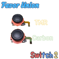 Joystick de remplacement NS2 JoyCon (TMR) rouge/bleu, plastique/métal, moulage personnalisé, logo imprimé au laser, pour le jeu