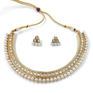 Parure de bijoux plaqué or avec zircon et perles d'imitation, style bohème classique, pour mariage, mode féminine, Third Party - Product Image 4