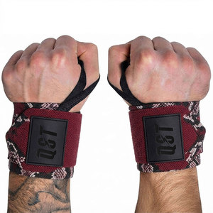 Sangles de poignet en nylon robustes, très extensibles, écologiques, respirantes pour la musculation, le powerlifting, la musculation en salle de sport - Product Image 1