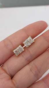 Gran Demanda de Oro de 9K y 3 Quilates Diamante Natural Cultivado en Laboratorio VS1 Certificado por IGI, Corte Brillante, Color D Premium, Accesorio de Moda para Fiestas - Product Image 3