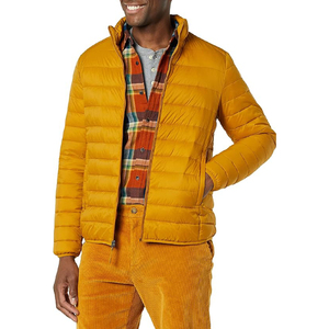Good Price - Essentials Men's Lightweight Water - Resistant <b>Packable</b> Puffer <b>Jacket</b> - Product Image 6