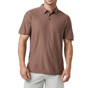 Camiseta Polo de Manga Corta para Hombre, 100% Algodón, Secado Rápido, Diseño Liso, Antiarrugas, para Running y Golf, Venta al Por Mayor - Product Image 3