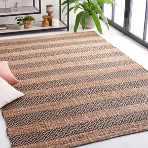 Alfombra Reversible de Yute Trenzado de Alta Calidad, Suave, Moderna, Antideslizante, Ecológica, con Patrón Geométrico, para Comedor y Baño, Directo de Fábrica - Product Image 2