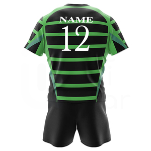 Meilleur fabricant, dernier design, uniforme de rugby pour adultes, nouvelle arrivée, respirant, séchage rapide, évacuation de l'humidité, unisexe, 100% polyester - Product Image 5