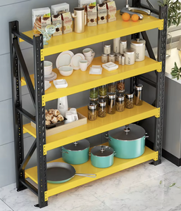 Modern <b>Metal</b> Stackable Single Tier Storage Rack Shelving <b>Unit</b> Heavy Duty Storage <b>Shelf</b> Multi-Purpose Organizer Rack for Kitchen - Product Image 6