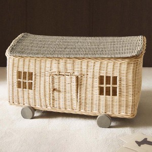 Offre exceptionnelle : maisonnette en bois de qualité supérieure, maisonnette en rotin pour enfants, jeu et rangement, plusieurs tailles disponibles - Product Image 6
