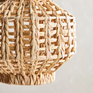 Lámpara de Techo Hecha a Mano en Vietnam con Jacinto de Agua Natural, Lámpara Colgante Estilo Rústico para Sala de Estar, Dormitorio, Comedor - Product Image 2