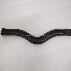 Diseñador Hermosa 3 filas cristales piedras caballo cuero ceja banda para brida tamaños personalizados disponibles pedido al por mayor aceptado - Product Image 1