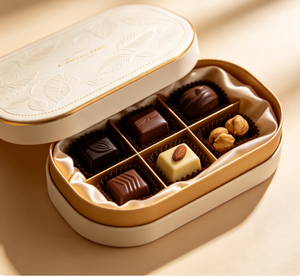 Caja de Embalaje de Chocolate Impresa Personalizada, Caja de Regalo de Dulces de Papel Rígido Exquisito, Diseño de Moda, Logotipo y Tamaño Personalizados - Product Image 4