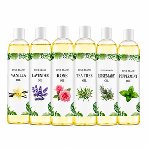 Ensemble de 5 huiles essentielles pour diffuseur, usage cosmétique et parfum : Lavande, Menthe poivrée, Eucalyptus, Romarin, Arbre à thé - Commande en gros OEM - Product Image 4