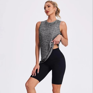 Camiseta sin mangas ajustada de moda para mujer, camisola acanalada, ligera, cómoda, informal, ropa de verano, proveedor mayorista al por mayor - Product Image 1