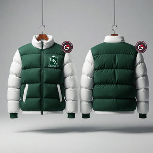 Iota Phi Lambda Sorority Quilted <b>Long</b> <b>Jacket</b> | Iota Phi Lambda Greek Sorority and Fraternity Puffer Women <b>Jackets</b> - Product Image 3