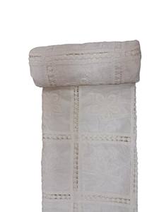 Tissu en coton peigné 100 % léger et respirant, broderie Dori blanche, idéal pour robes et hauts tendance – Vente flash - Product Image 6