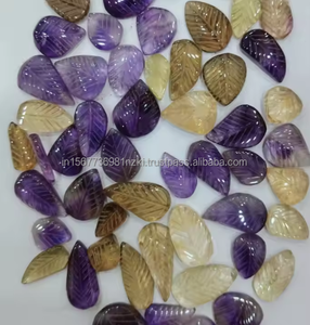 พลอยอเมทิสต์ซิทรีนจากธรรมชาติขายส่งจำนวนมากทำด้วยมือด้วยรูปทรงผสมรวมถึงใบยอดนิยมเพื่อความงามที่ไม่เหมือนใคร - Product Image 4
